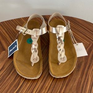 Giulia Palai Italian leather sandals size 4